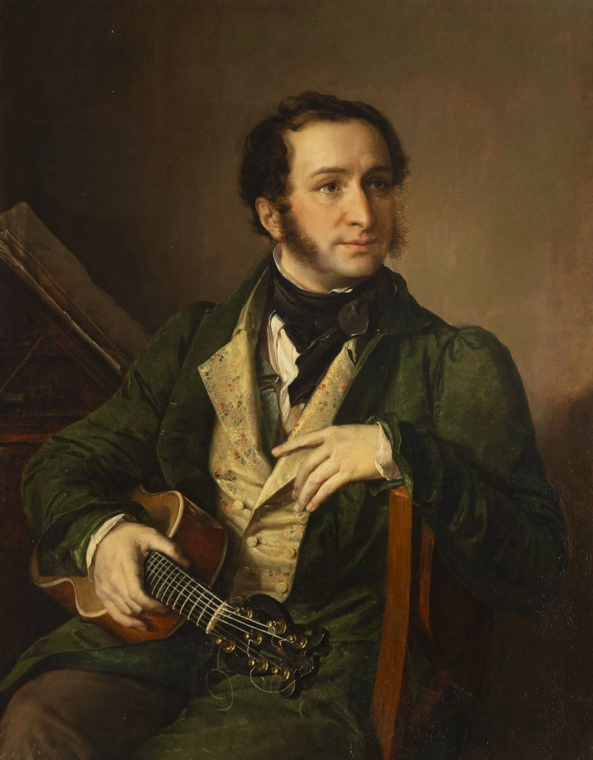 Тропинин В.А. Портрет П.М. Васильева, 1830-е. Холст, масло