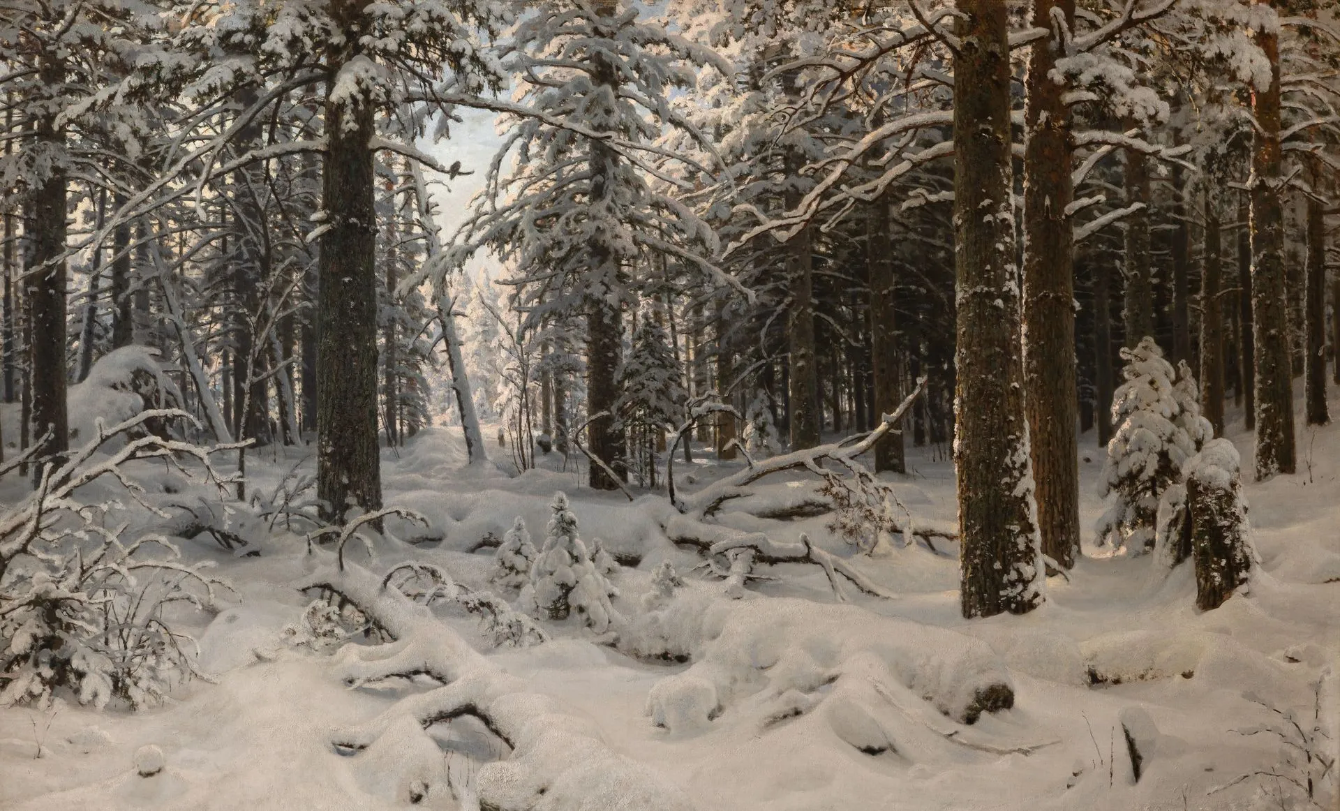 И.И. Шишкин. Зима. 1890. Холст, масло